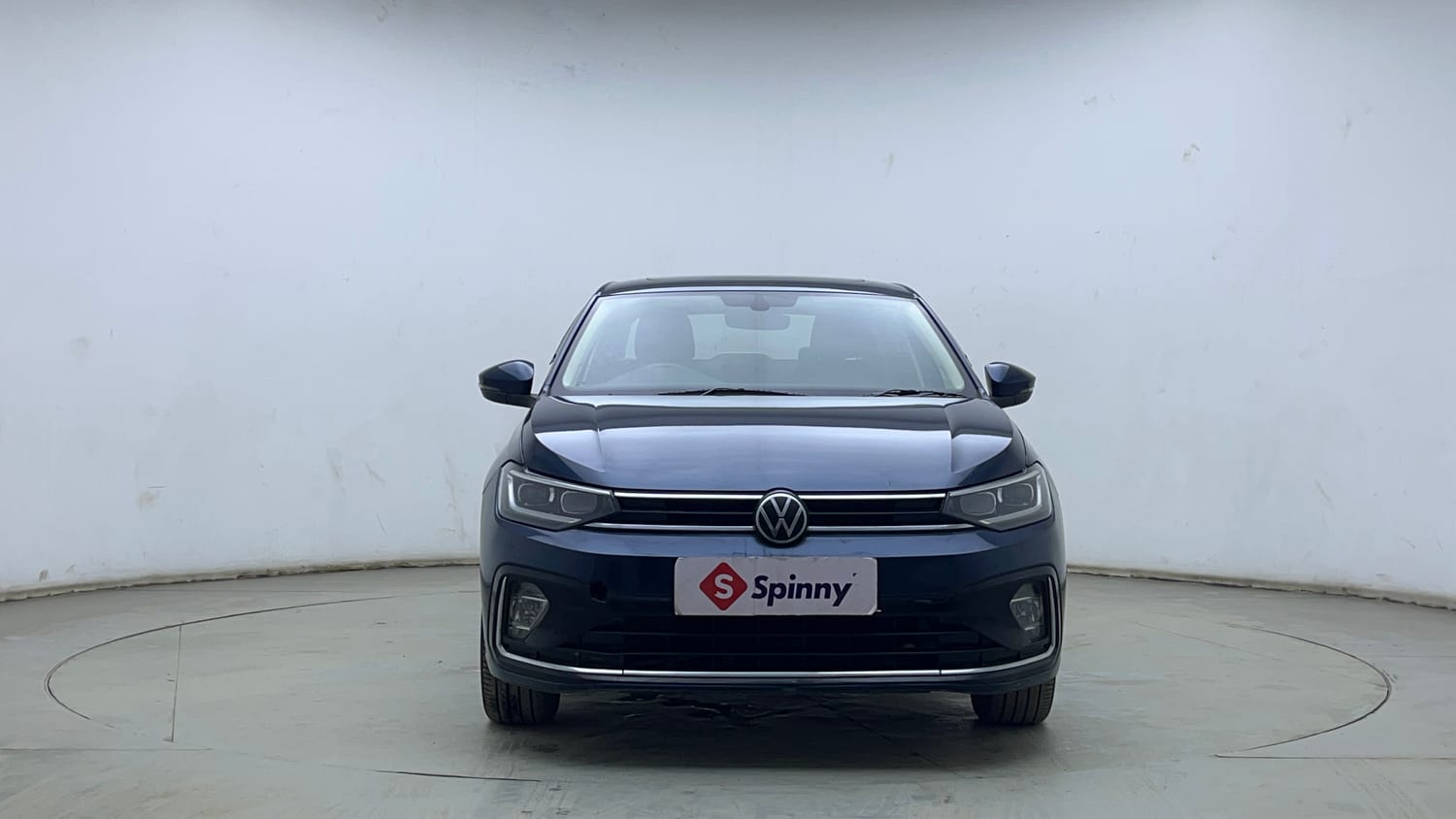 Used 2023 Volkswagen Virtus Topline 1.0 TSI AT Petrol Automatic exterior FRONT VIEW