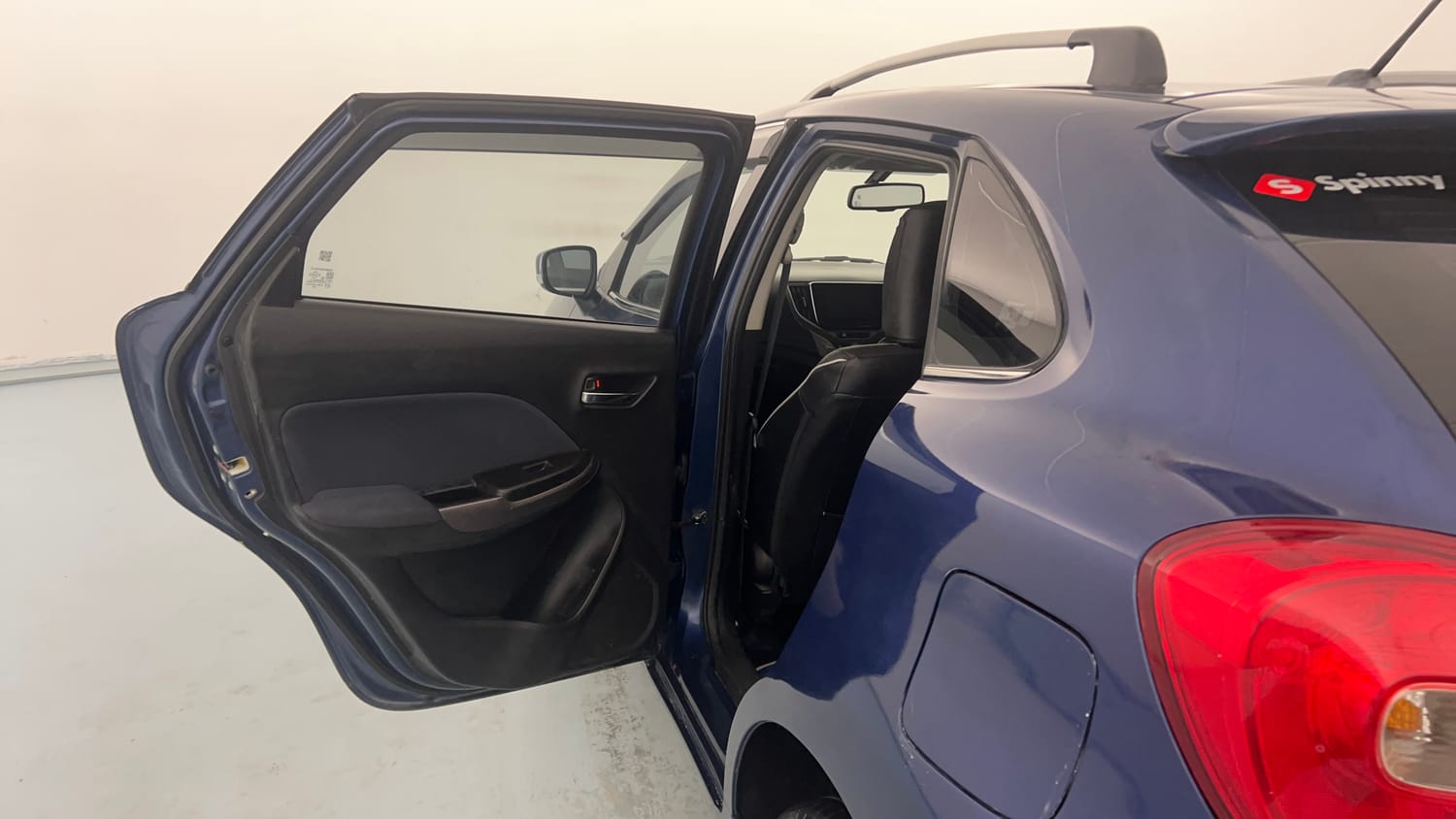 Used 2021 Maruti Suzuki Baleno Zeta Petrol Manual interior LEFT REAR DOOR OPEN VIEW