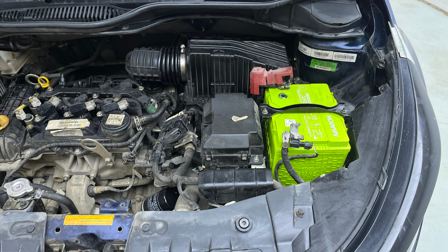 Used 2022 Tata Altroz XZA Petrol Petrol Automatic engine ENGINE LEFT SIDE VIEW