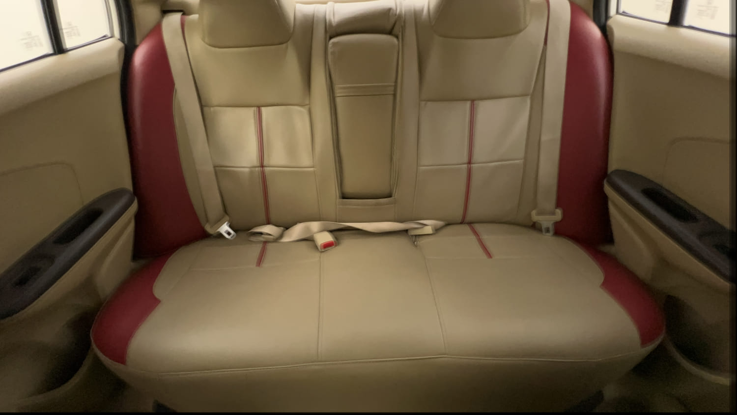 Used 2013 Honda Amaze 1.2 S AT i-VTEC Petrol Automatic interior REAR SEAT CONDITION VIEW