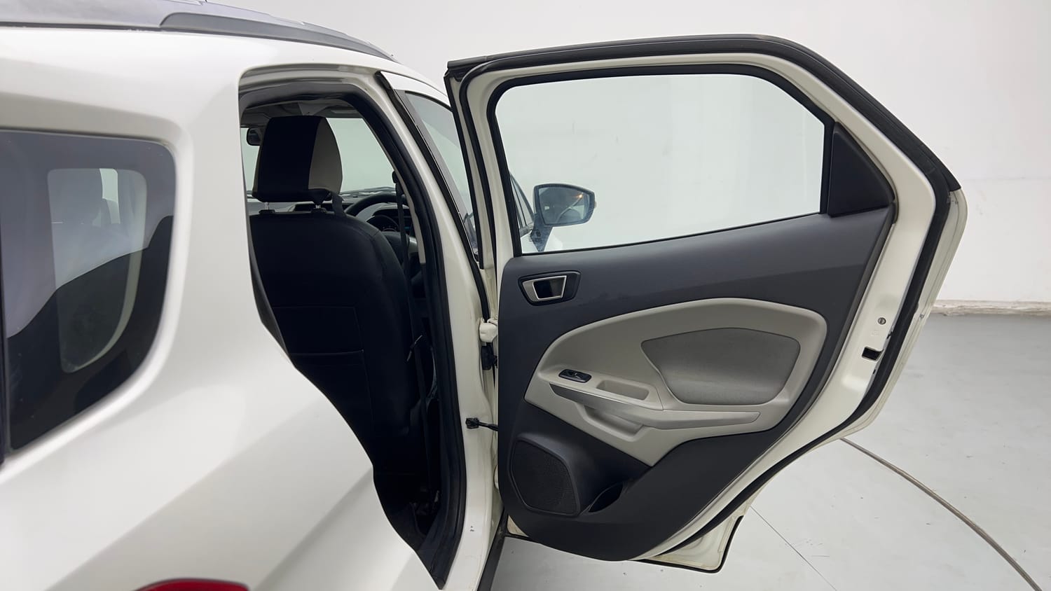 Used 2014 Ford EcoSport Titanium 1.5 Ti-VCT Petrol Manual interior RIGHT REAR DOOR OPEN VIEW