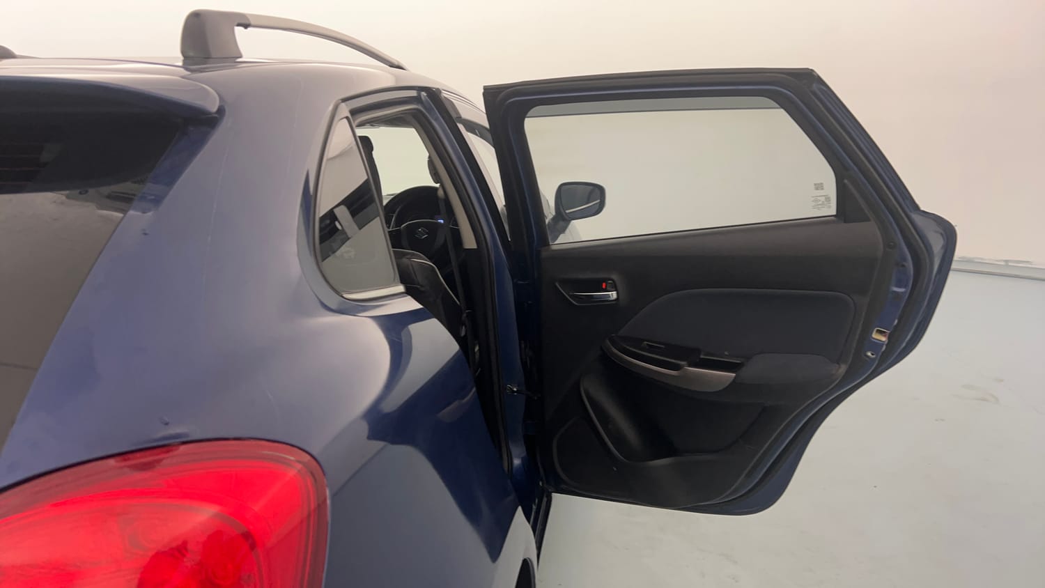 Used 2021 Maruti Suzuki Baleno Zeta Petrol Manual interior RIGHT REAR DOOR OPEN VIEW