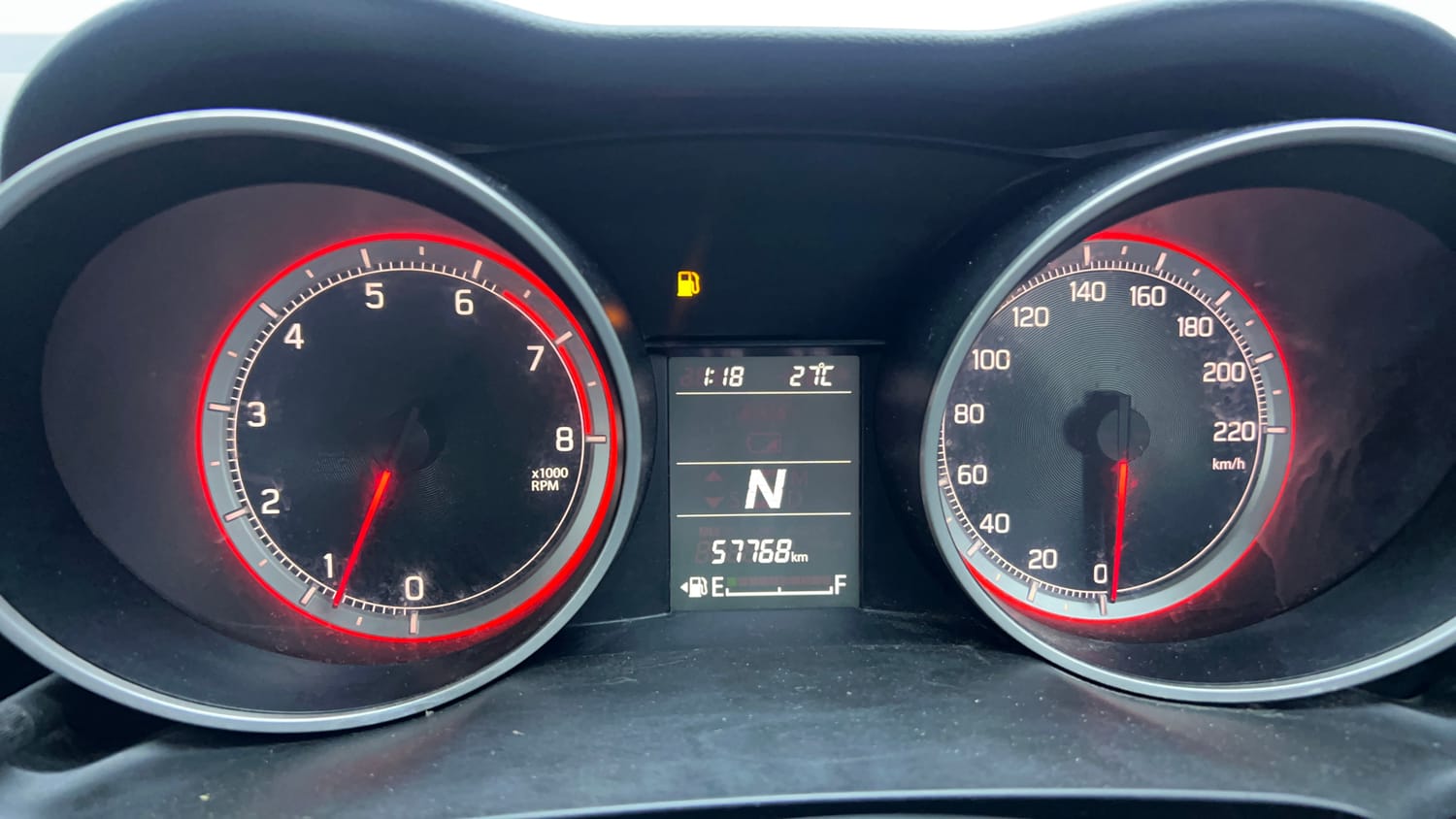 Used 2018 Maruti Suzuki Swift ZXi AMT Petrol Automatic interior CLUSTERMETER VIEW