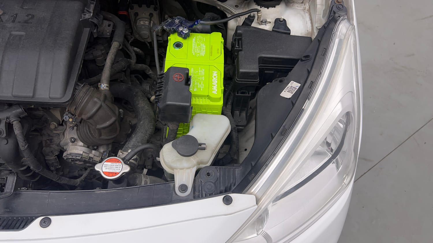 Used 2019 Hyundai Grand i10 Sportz 1.2 Kappa VTVT Petrol Manual engine ENGINE LEFT SIDE VIEW