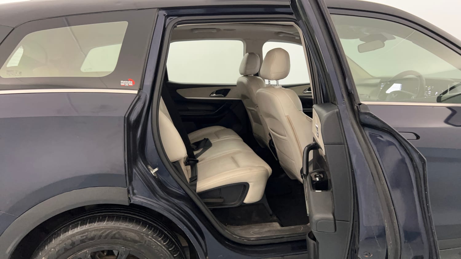 Used 2021 Mahindra XUV700 AX 7 Petrol AT Luxury Pack 7 STR Petrol Automatic interior RIGHT SIDE REAR DOOR CABIN VIEW