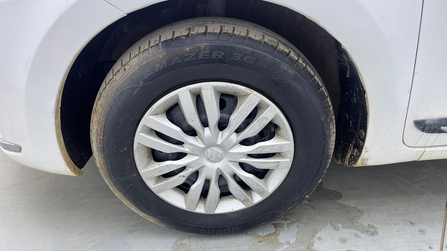 Used 2020 Maruti Suzuki Dzire VXi Petrol Manual tyres LEFT FRONT TYRE RIM VIEW