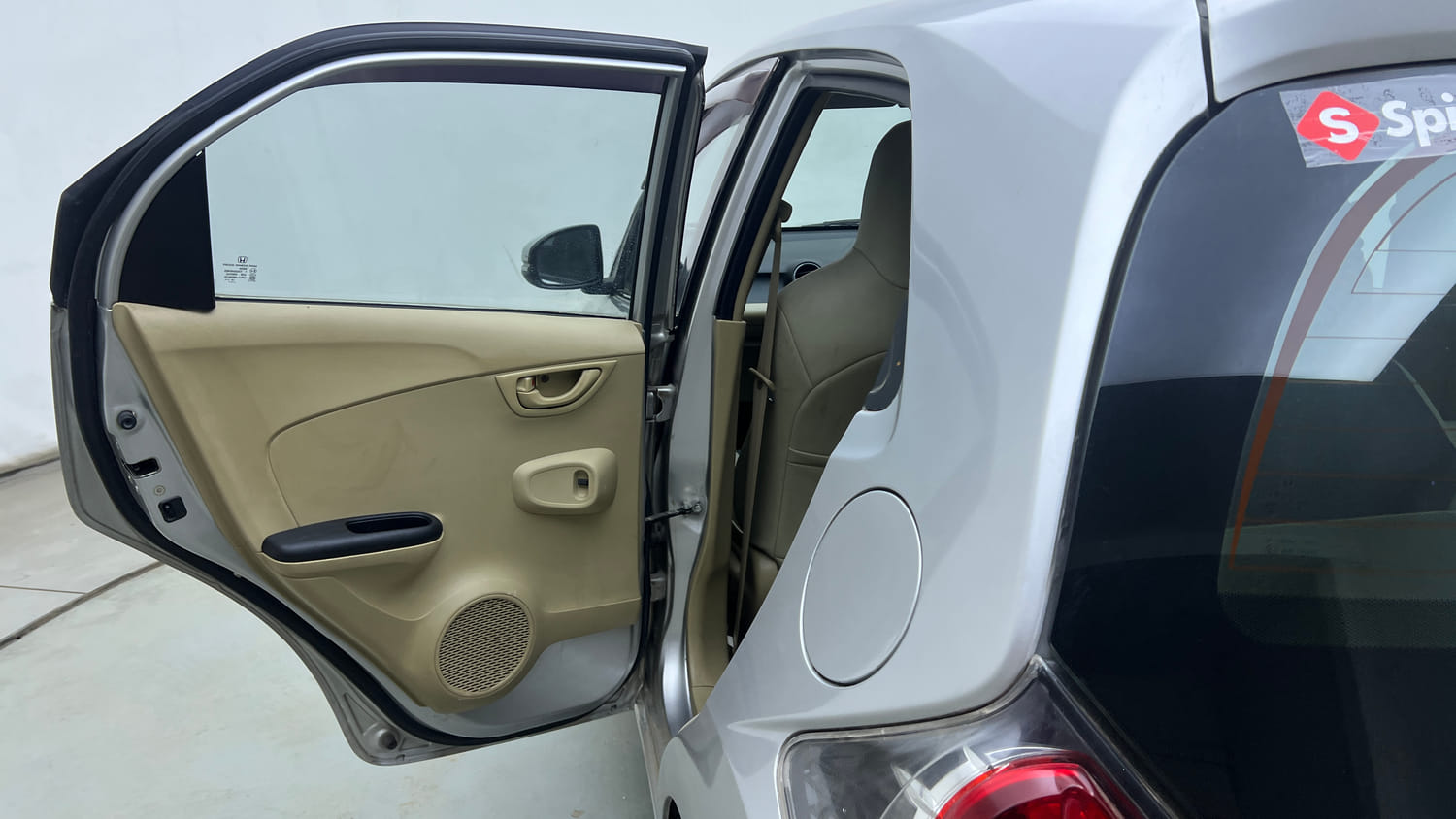 Used 2015 Honda Brio S MT Petrol Manual interior LEFT REAR DOOR OPEN VIEW