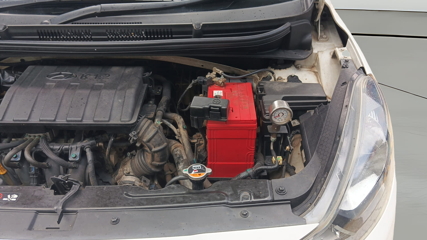 Used 2022 Hyundai Aura S 1.2 CNG Cng Manual engine ENGINE LEFT SIDE VIEW