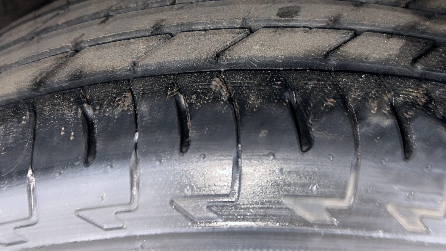 Used 2017 Honda WR-V VX MT Petrol Petrol Manual tyres LEFT REAR TYRE TREAD VIEW