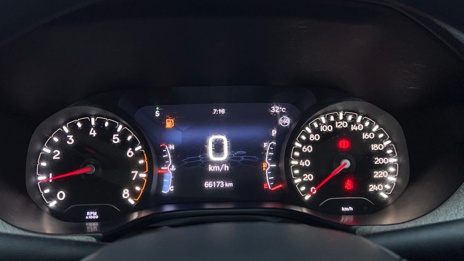 Used 2021 Jeep Compass Longitude (O) 1.4 Petrol DCT Petrol Automatic interior CLUSTERMETER VIEW
