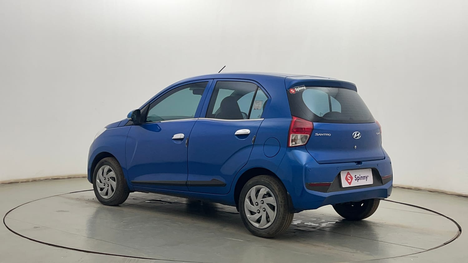 Used 2019 Hyundai Santro Sportz AMT Petrol Automatic exterior LEFT REAR CORNER VIEW