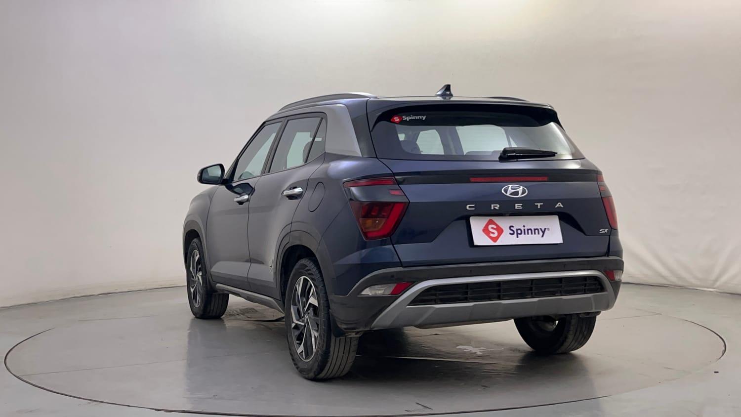 Used 2022 Hyundai Creta SX (O) 1.5 Petrol IVT Petrol Automatic exterior LEFT REAR CORNER VIEW