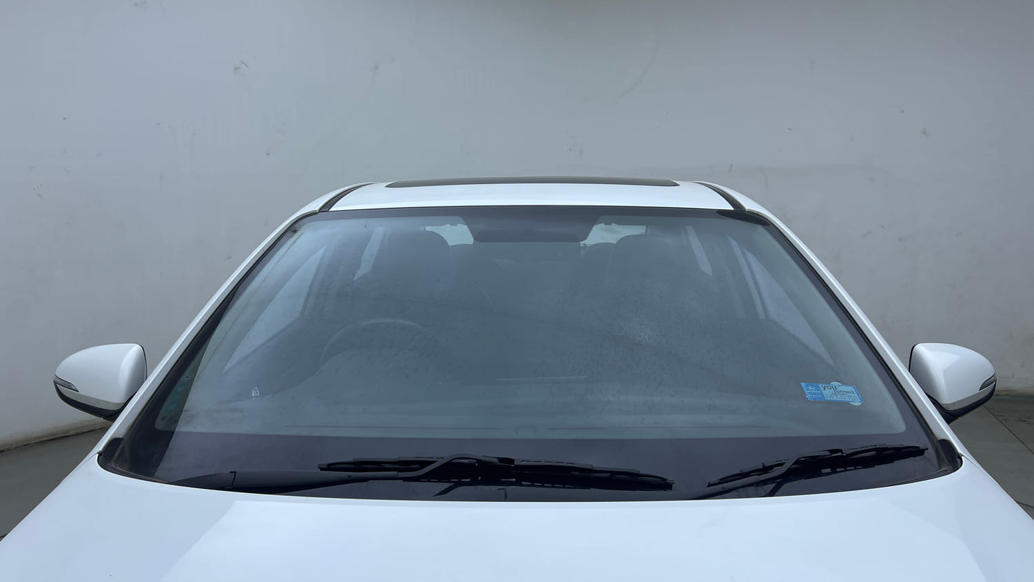 Used 2021 Hyundai Verna SX 1.5 VTVT IVT Petrol Automatic exterior FRONT WINDSHIELD VIEW