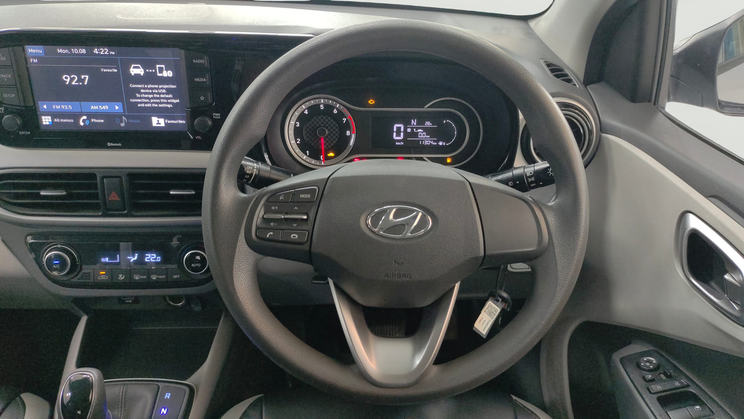 Used 2021 Hyundai Grand i10 Nios Sportz AMT 1.2 Kappa VTVT Petrol Automatic interior STEERING VIEW
