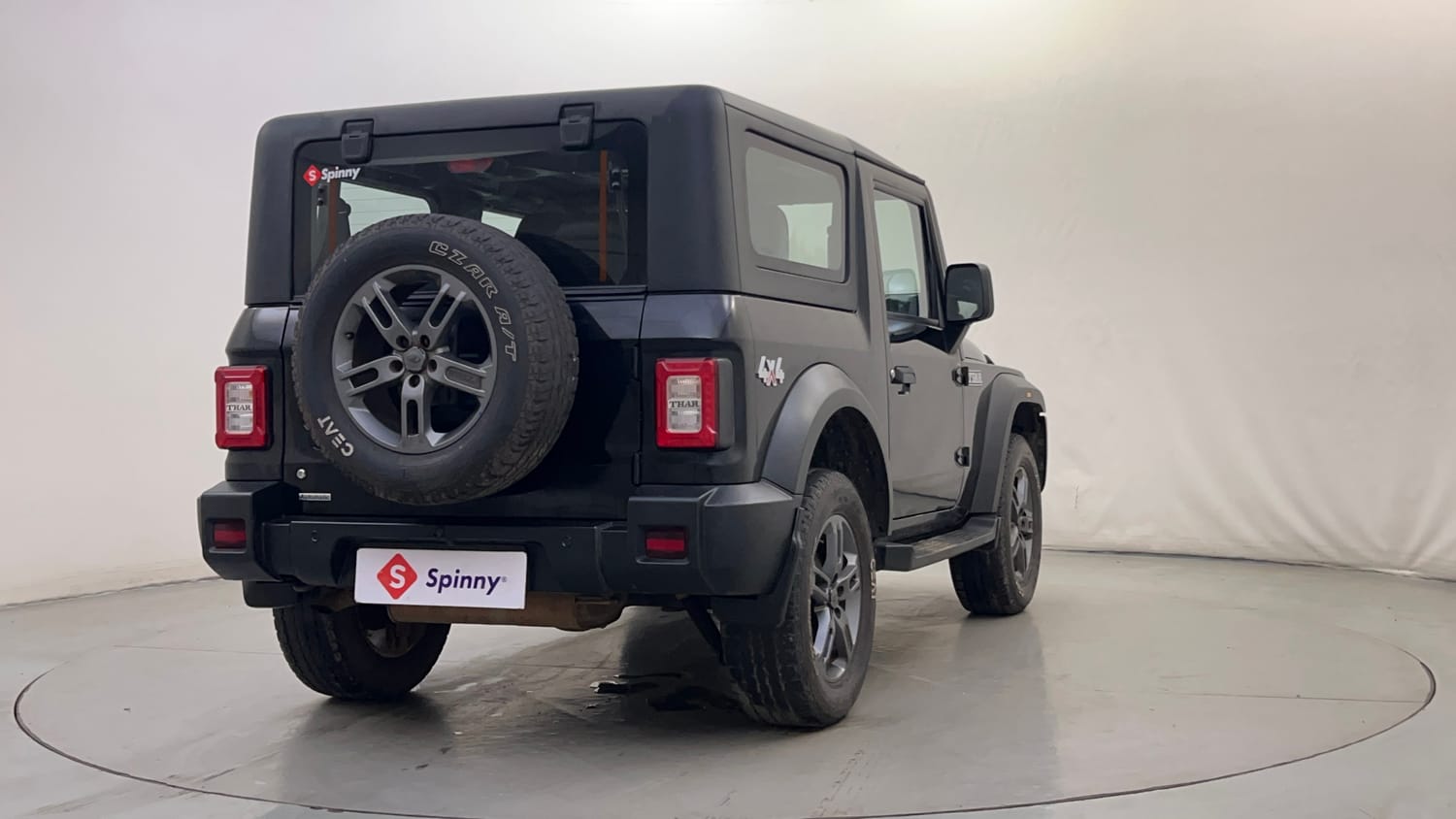 Used 2021 mahindra Thar LX Hard Top Petrol AT 4WD Petrol Automatic exterior RIGHT REAR CORNER VIEW