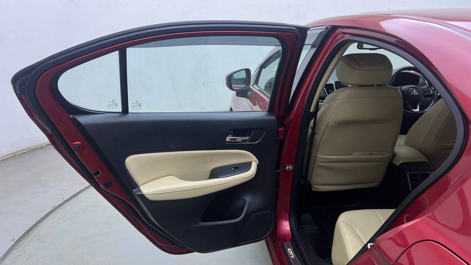 Used 2021 Honda City ZX CVT Petrol Petrol Automatic interior LEFT REAR DOOR OPEN VIEW