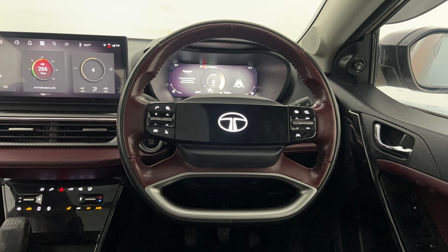 Used 2024 Tata Curvv Accomplished Plus A 1.5 Kryojet Diesel 6MT Diesel Manual interior STEERING VIEW