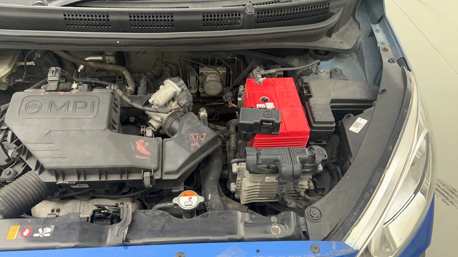 Used 2019 Hyundai Santro Sportz AMT Petrol Automatic engine ENGINE LEFT SIDE VIEW