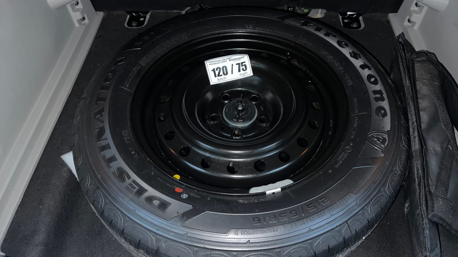 Used 2021 Jeep Compass Longitude (O) 1.4 Petrol DCT Petrol Automatic tyres SPARE TYRE VIEW