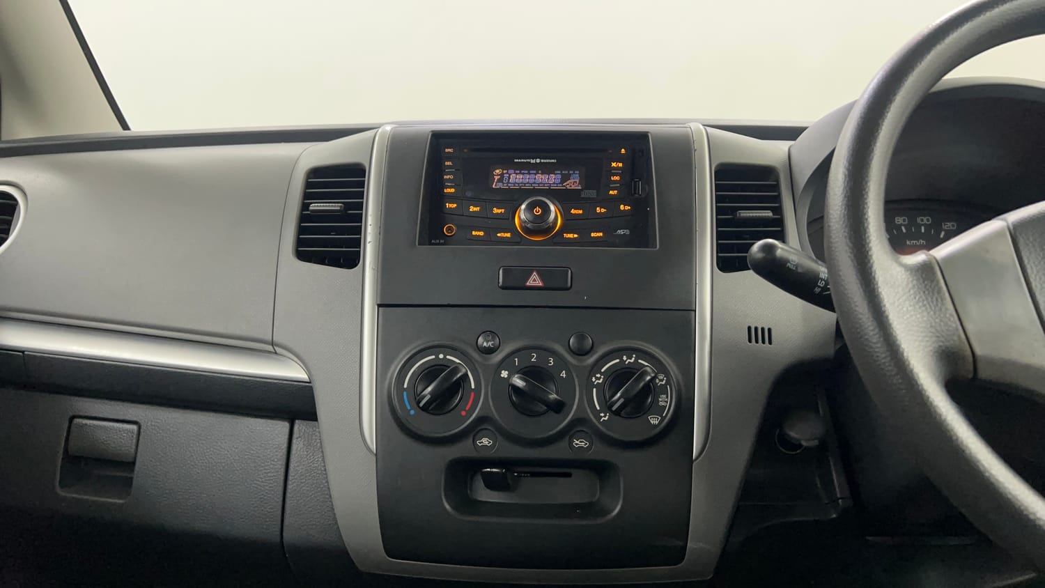 Used 2012 Maruti Suzuki Wagon R 1.0 LXi CNG Cng Manual interior MUSIC SYSTEM & AC CONTROL VIEW