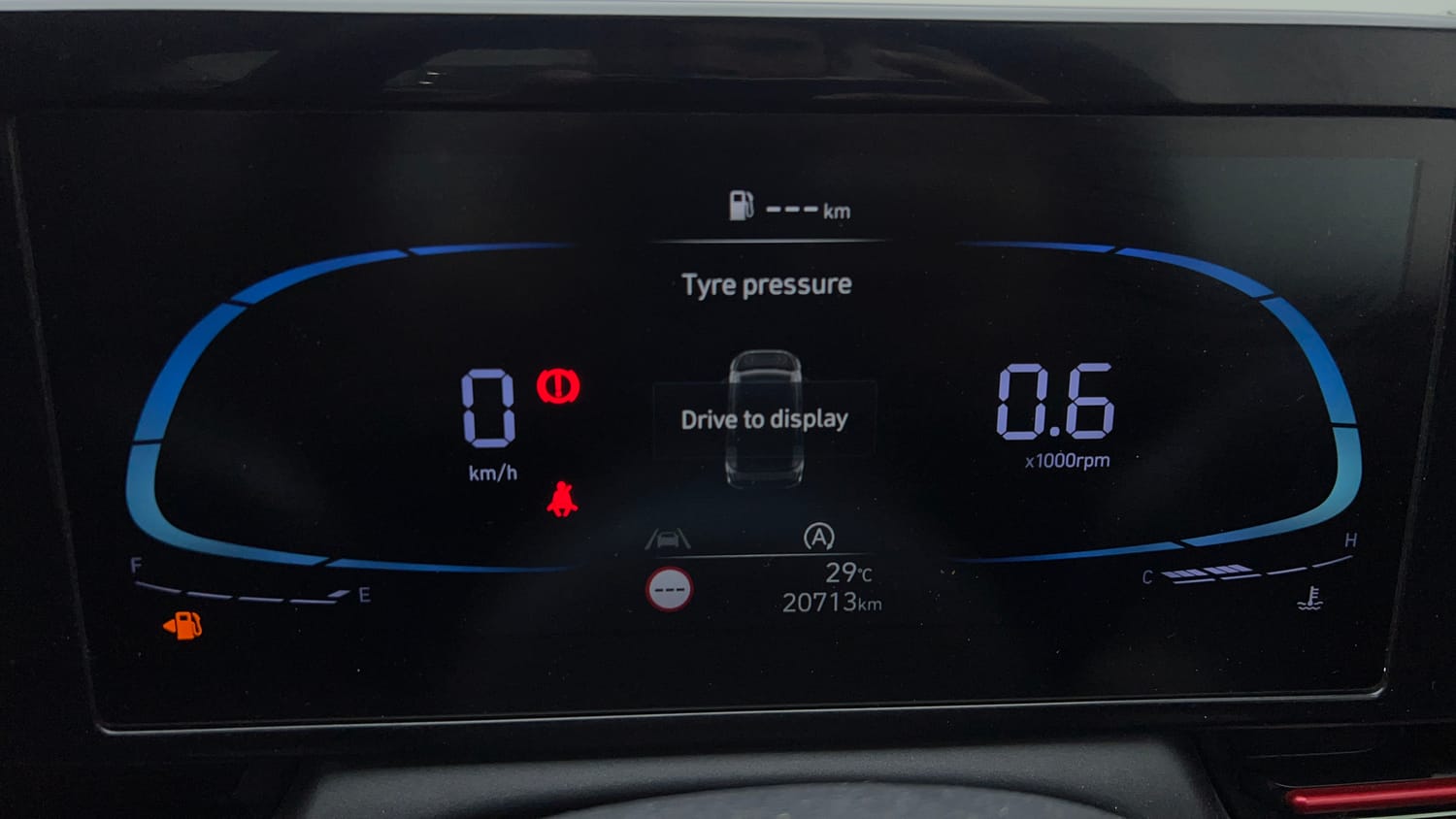 Used 2024 Hyundai Verna SX (O) 1.5 Turbo Petrol MT Petrol Manual interior CLUSTERMETER VIEW