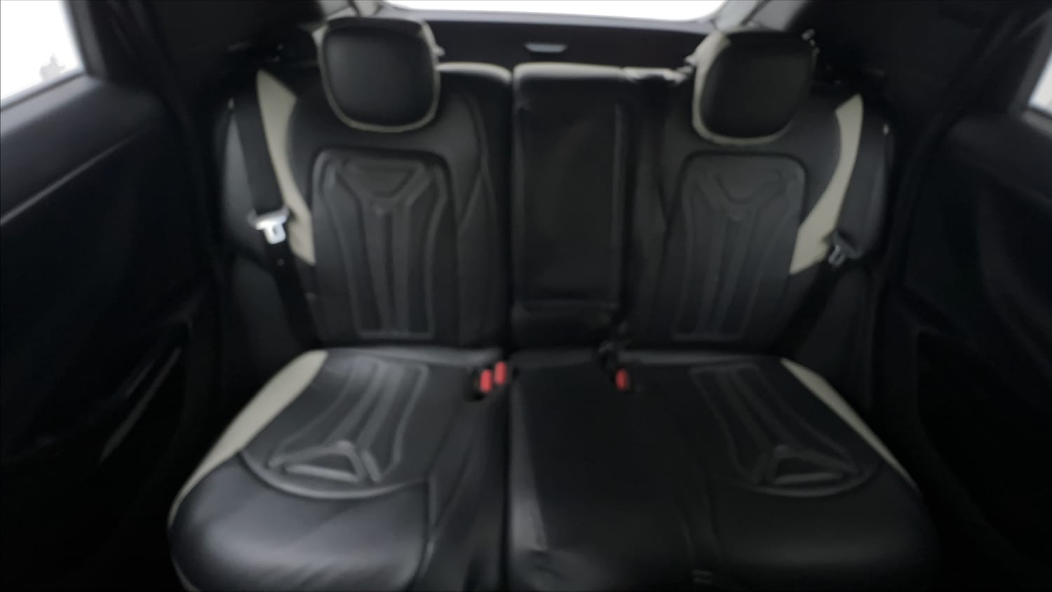 Used 2024 tata Nexon Fearless S 1.2 Revotron Petrol 7DCA Dual Tone Petrol Automatic interior REAR SEAT CONDITION VIEW