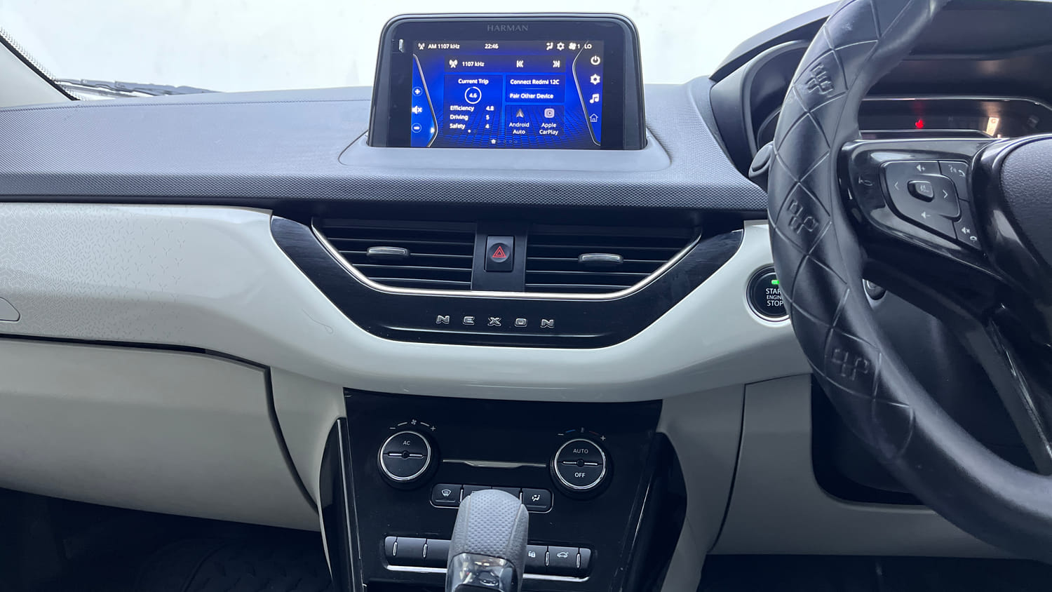 Used 2023 Tata Nexon XZA Plus Petrol Automatic interior MUSIC SYSTEM & AC CONTROL VIEW