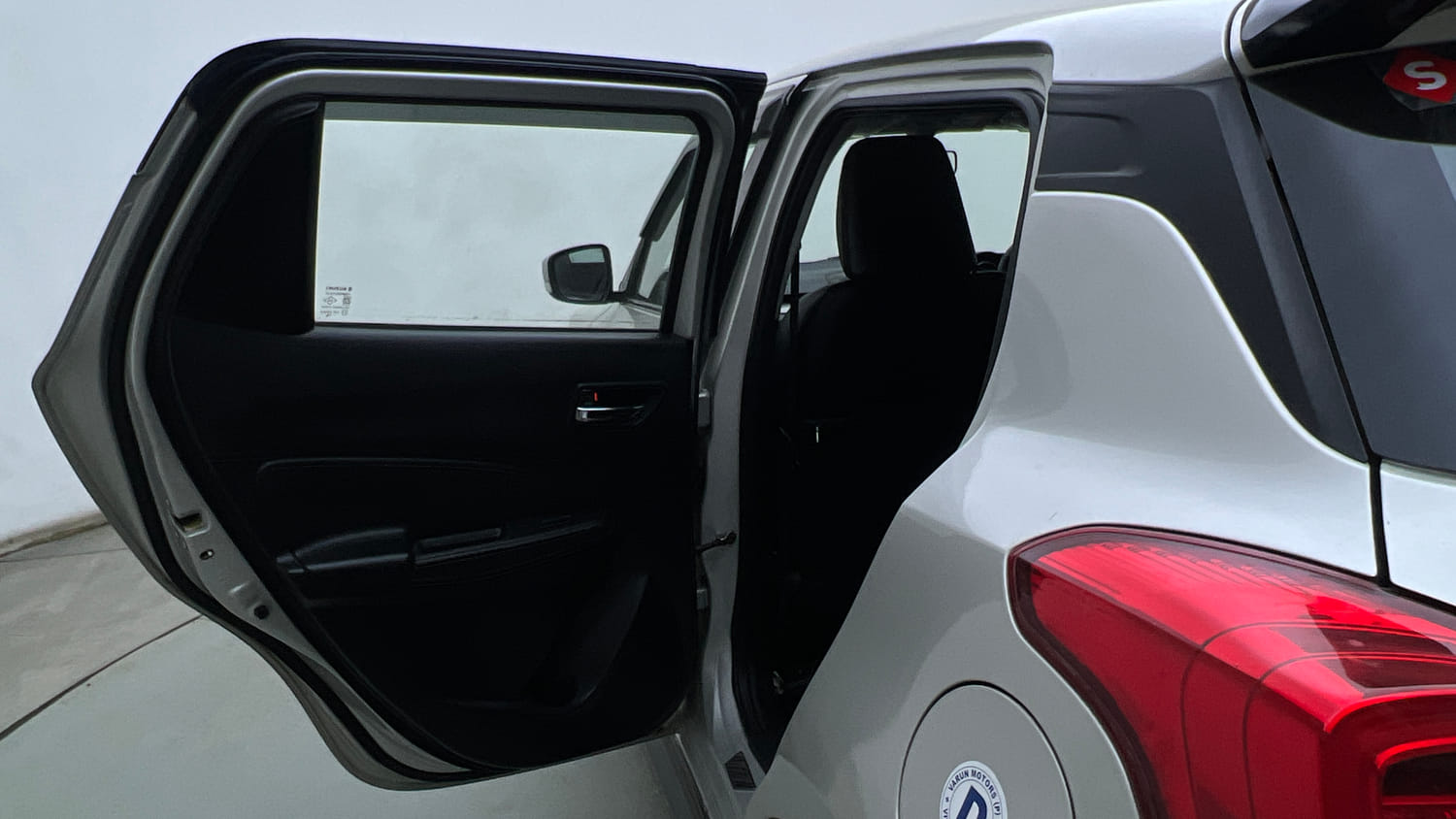 Used 2019 Maruti Suzuki Swift VDi Diesel Manual interior LEFT REAR DOOR OPEN VIEW