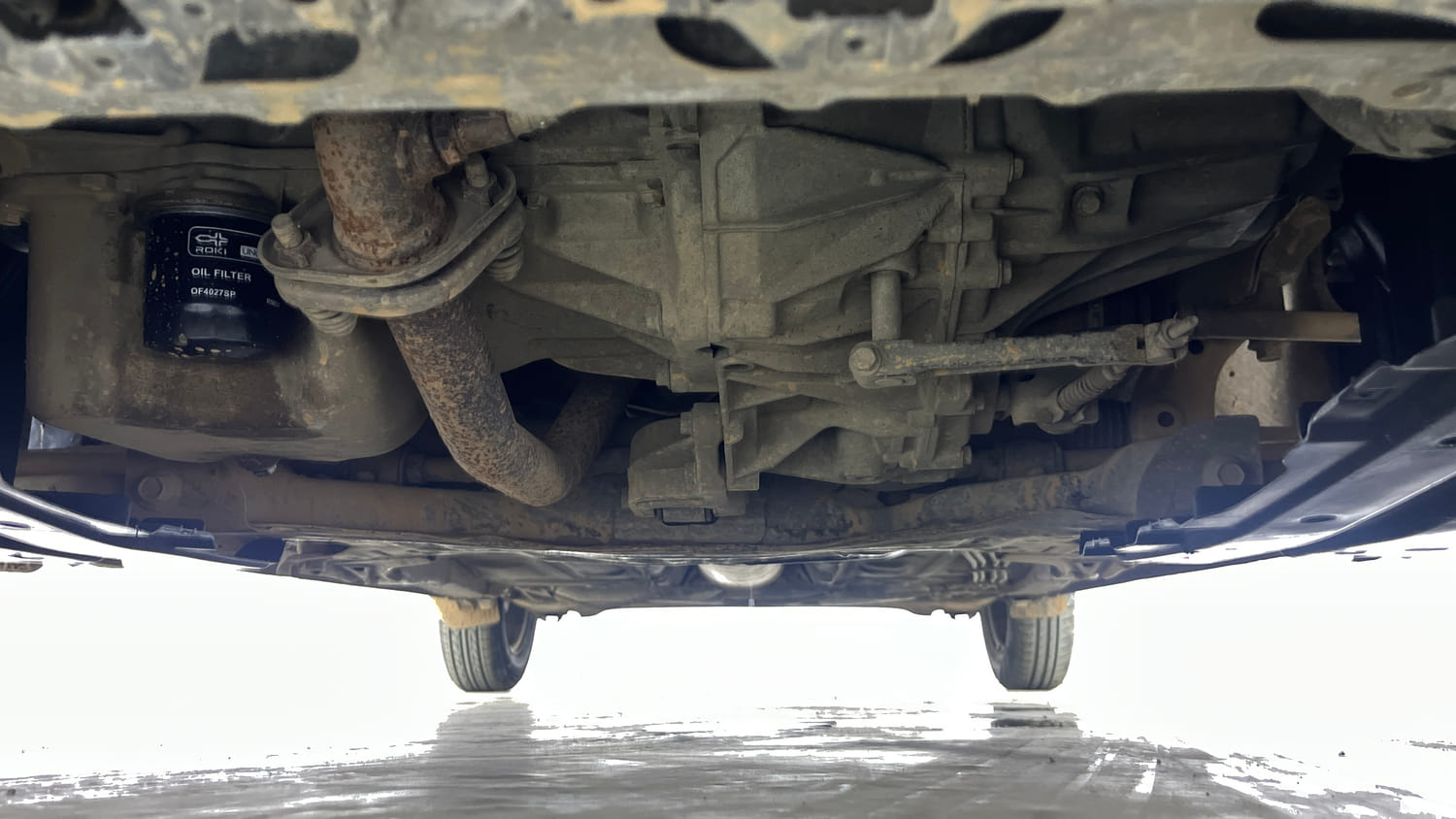 Used 2020 Maruti Suzuki Dzire VXi Petrol Manual extra FRONT LEFT UNDERBODY VIEW