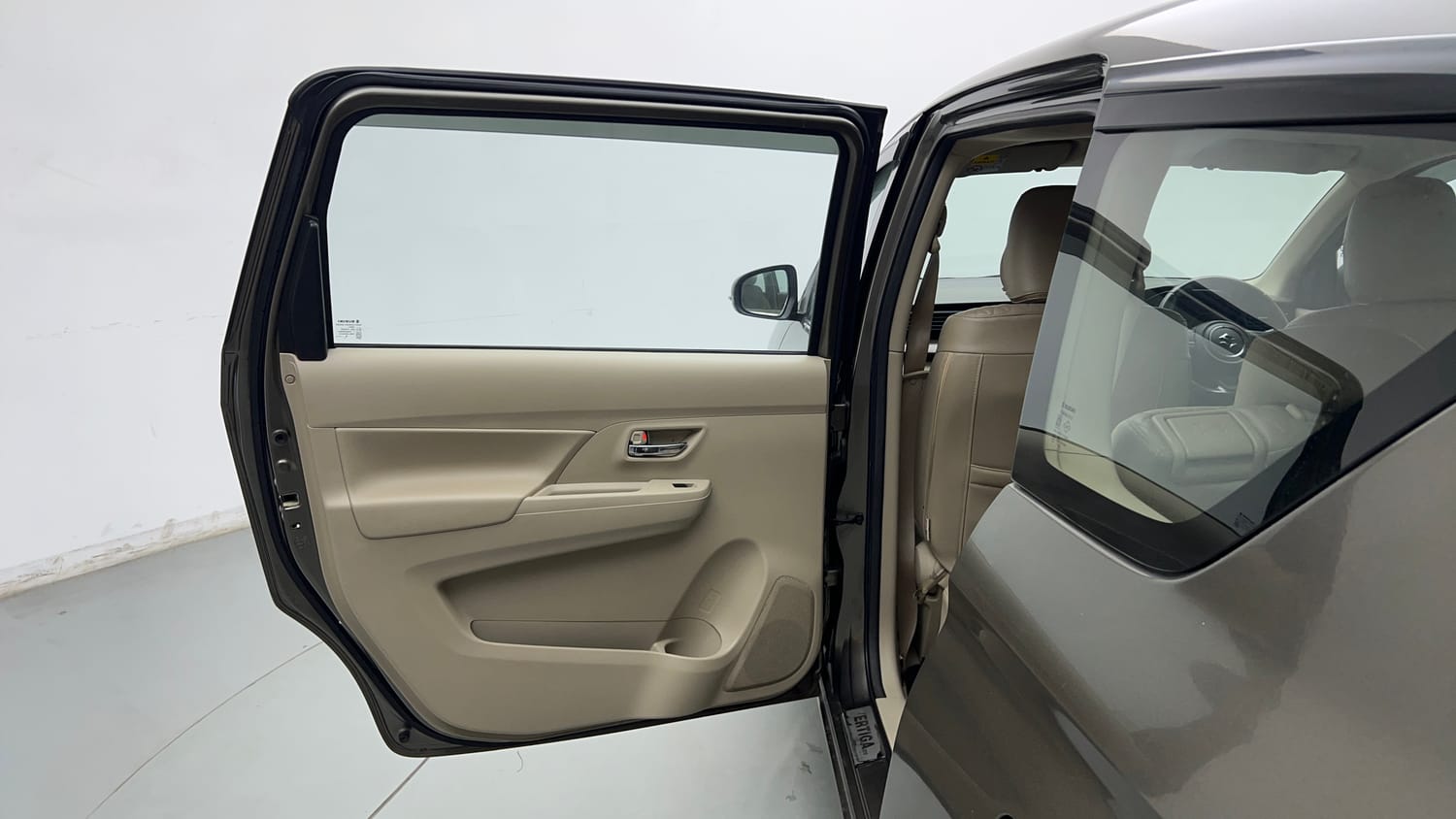 Used 2019 Maruti Suzuki New Ertiga ZXi Plus Petrol Manual interior LEFT REAR DOOR OPEN VIEW