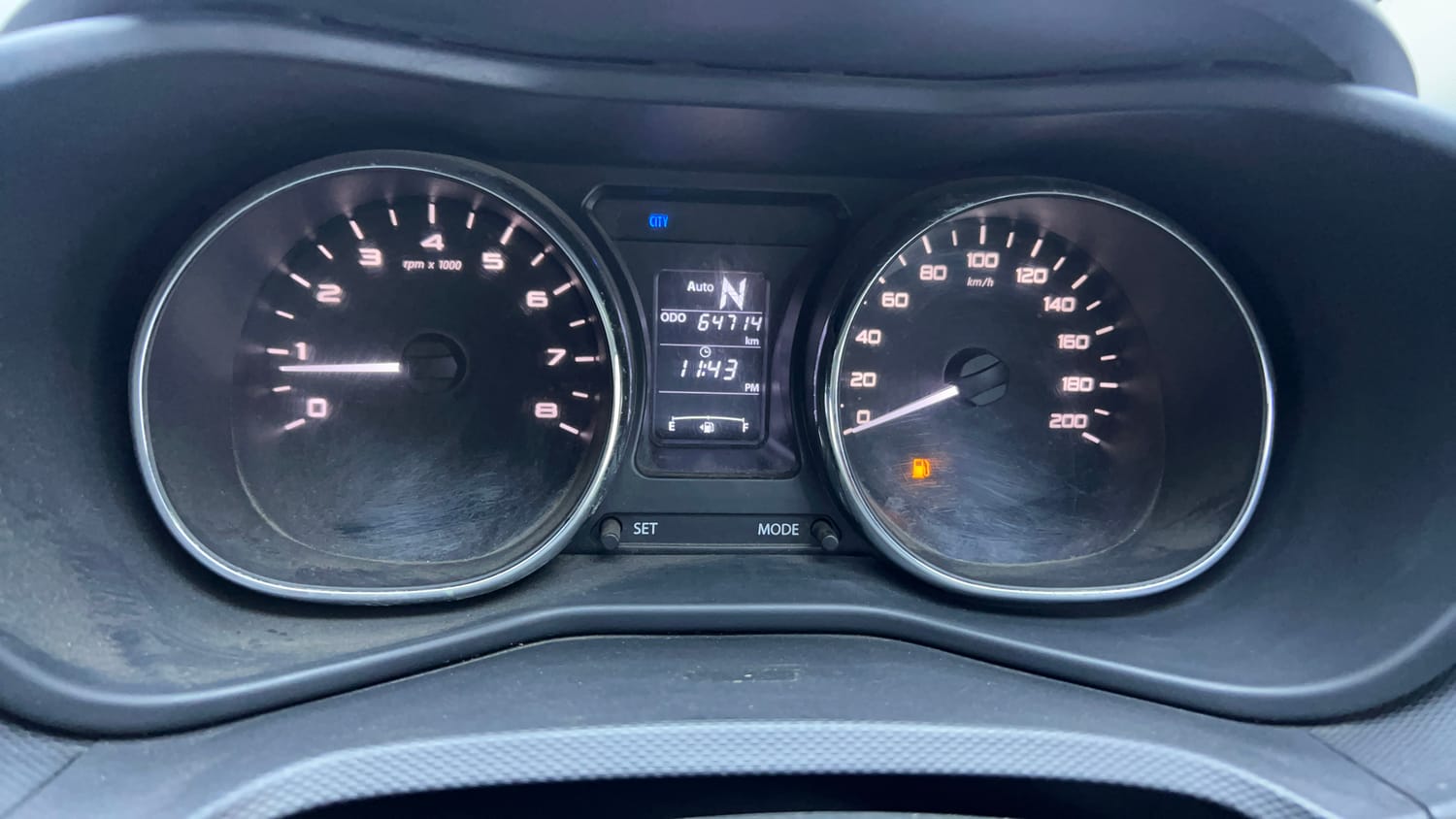 Used 2019 Tata Nexon XZA Plus Petrol Petrol Automatic interior CLUSTERMETER VIEW