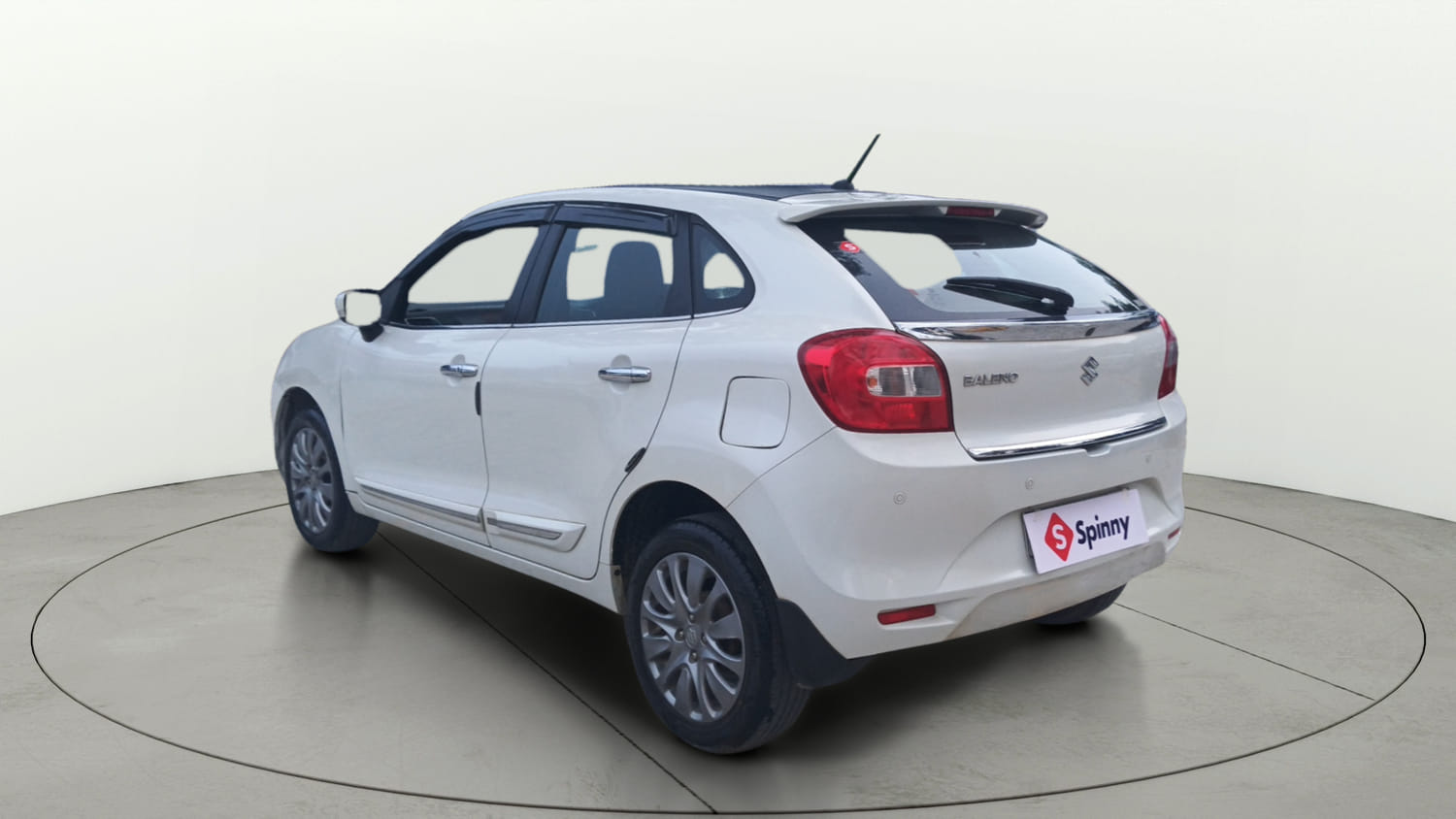 Used 2018 Maruti Suzuki Baleno Zeta 1.2 Petrol Manual exterior LEFT REAR CORNER VIEW