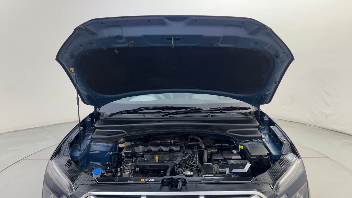 Used 2022 Hyundai Creta SX (O) 1.5 Petrol IVT Petrol Automatic engine ENGINE & BONNET OPEN FRONT VIEW