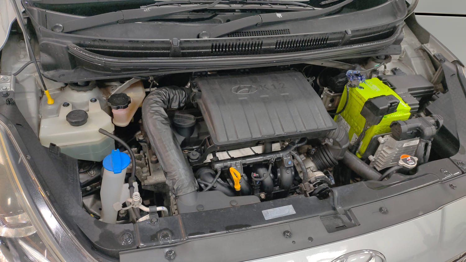 Used 2021 Hyundai Grand i10 Nios Sportz AMT 1.2 Kappa VTVT Petrol Automatic engine ENGINE RIGHT SIDE VIEW