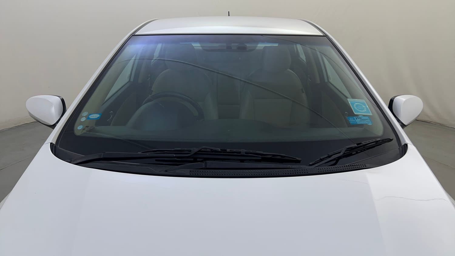 Used 2015 Hyundai Fluidic Verna 4S 1.6 VTVT SX Petrol Manual exterior FRONT WINDSHIELD VIEW