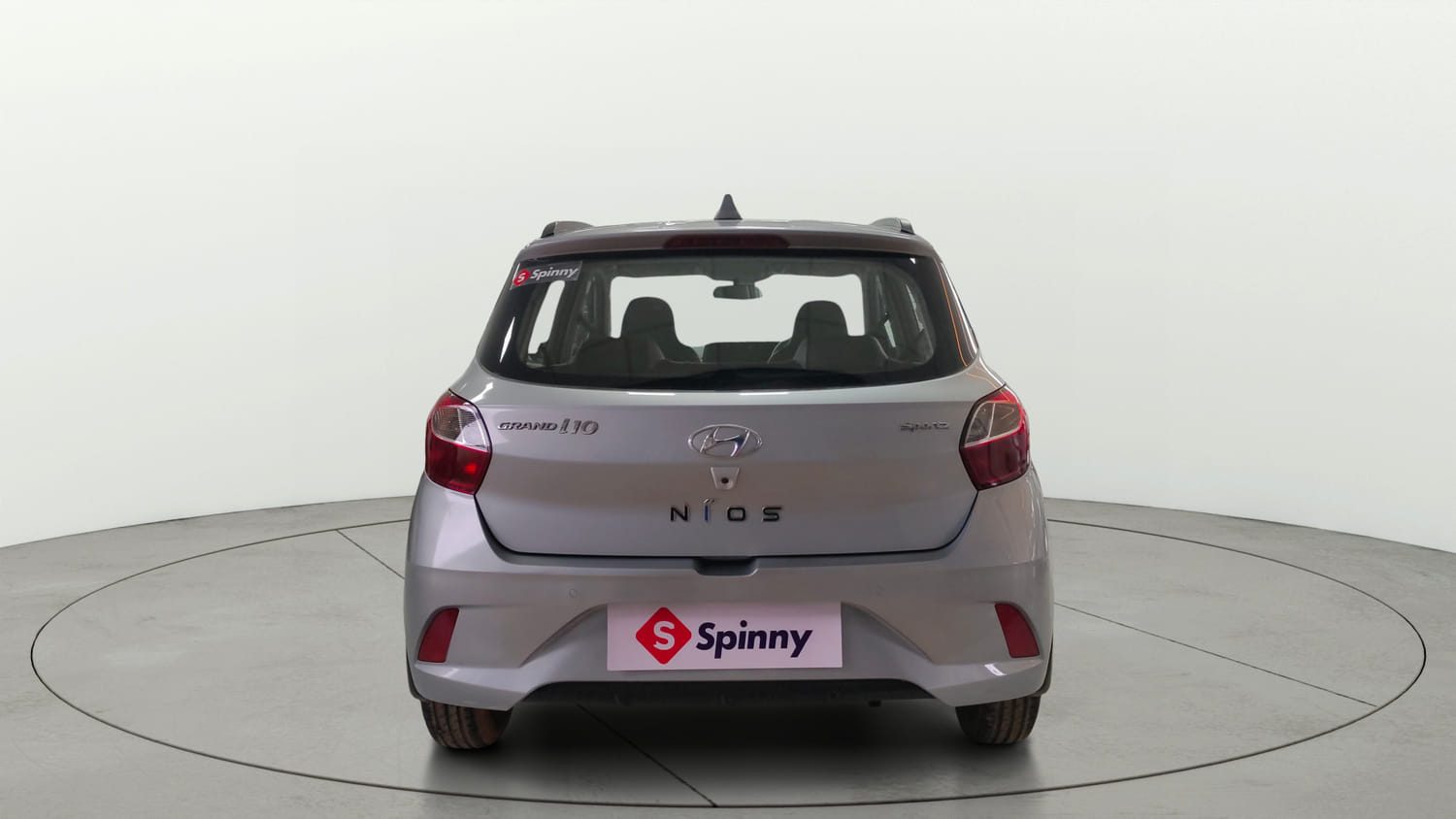 Used 2021 Hyundai Grand i10 Nios Sportz AMT 1.2 Kappa VTVT Petrol Automatic exterior BACK VIEW