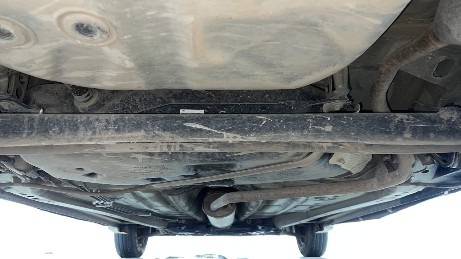 Used 2024 Maruti Suzuki Wagon R VXI 1.0 Petrol Manual extra REAR UNDERBODY VIEW (TAKEN FROM REAR)