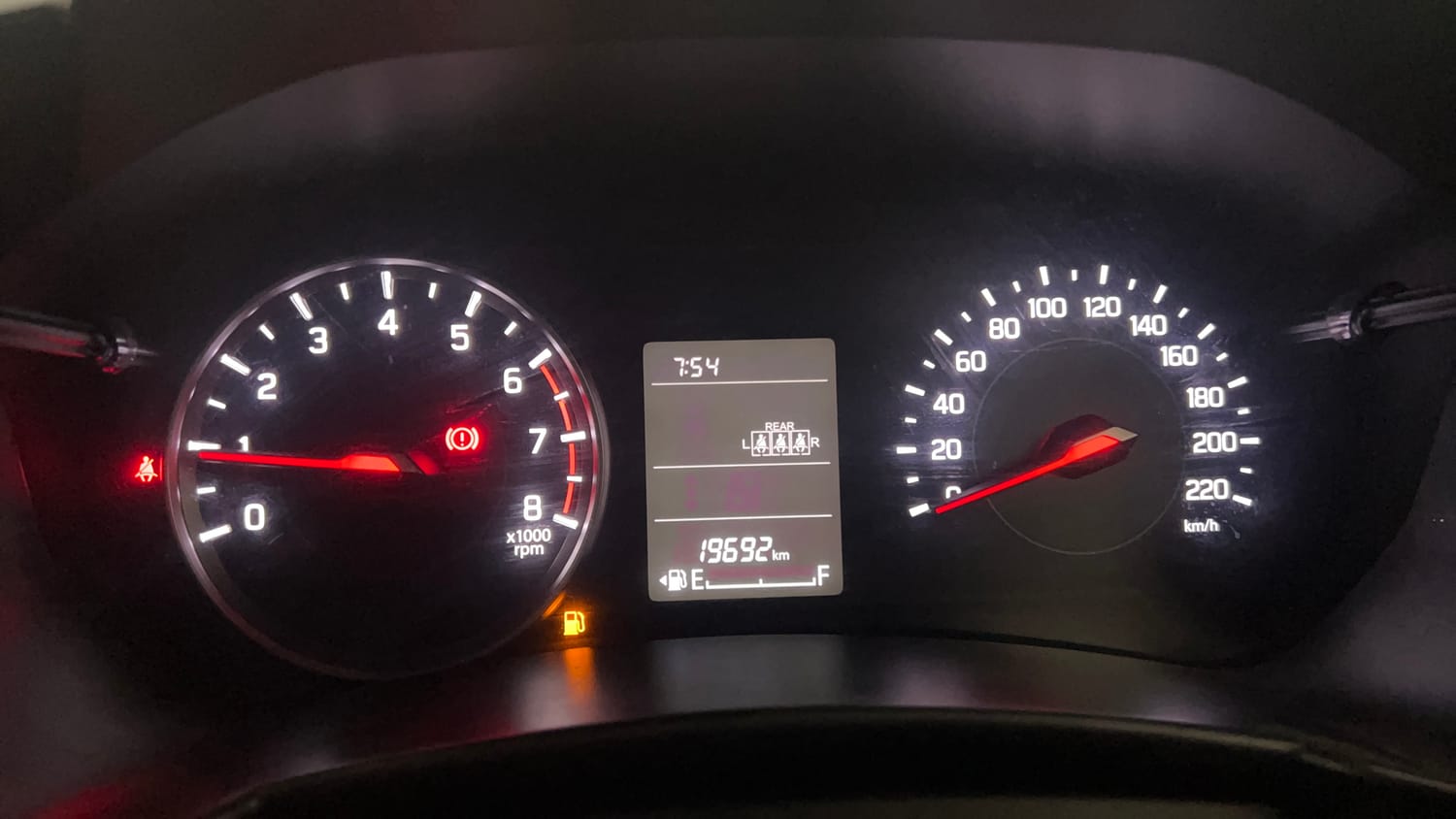 Used 2025 Maruti Suzuki Swift LXi Petrol Manual interior CLUSTERMETER VIEW
