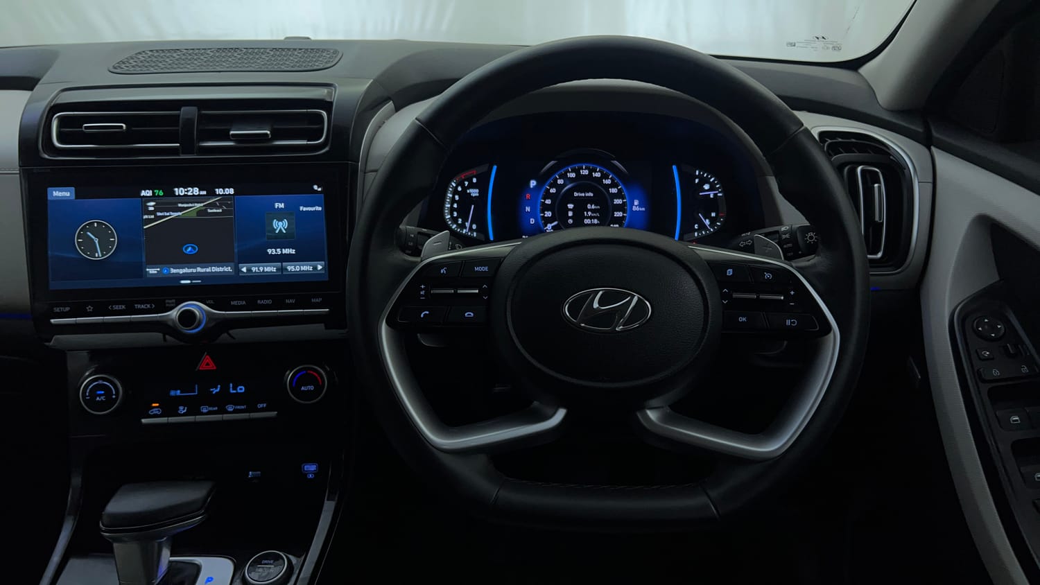 Used 2022 Hyundai Creta SX (O) 1.5 Petrol IVT Petrol Automatic interior STEERING VIEW
