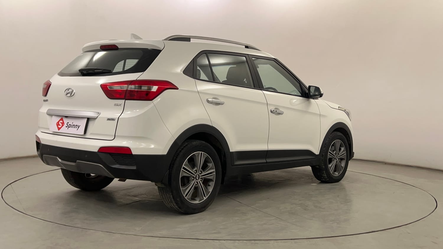 Used 2016 Hyundai Creta 1.6 SX Plus AT Diesel Automatic exterior RIGHT REAR CORNER VIEW