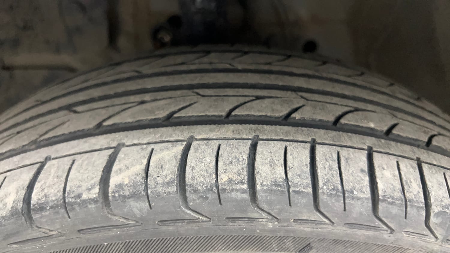 Used 2017 Honda Jazz V Petrol Petrol Manual tyres LEFT FRONT TYRE TREAD VIEW