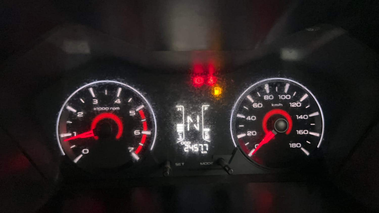 Used 2016 Mahindra KUV100 K6 6 STR Petrol Manual interior CLUSTERMETER VIEW