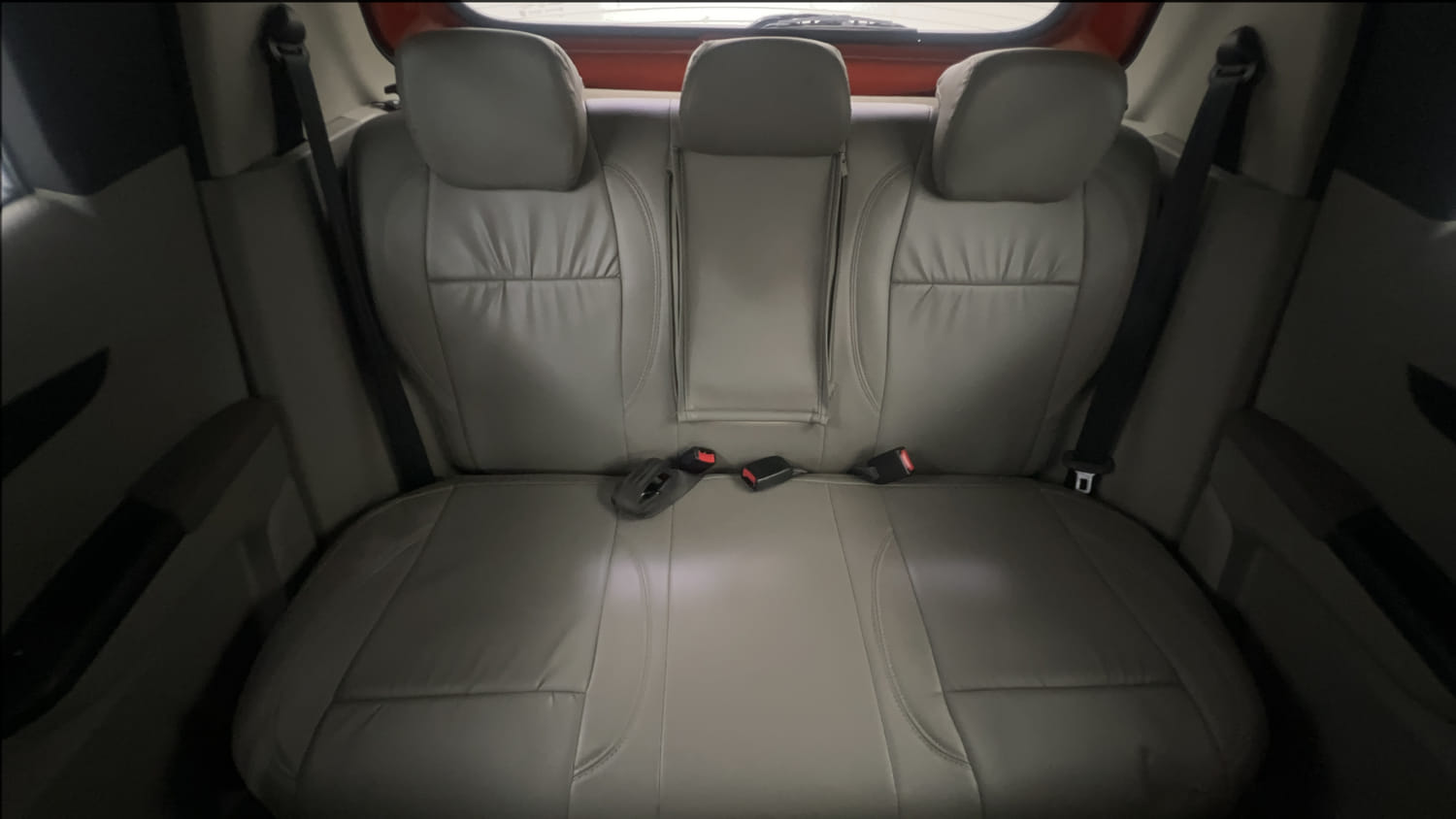 Used 2016 Mahindra KUV100 K6 6 STR Petrol Manual interior REAR SEAT CONDITION VIEW