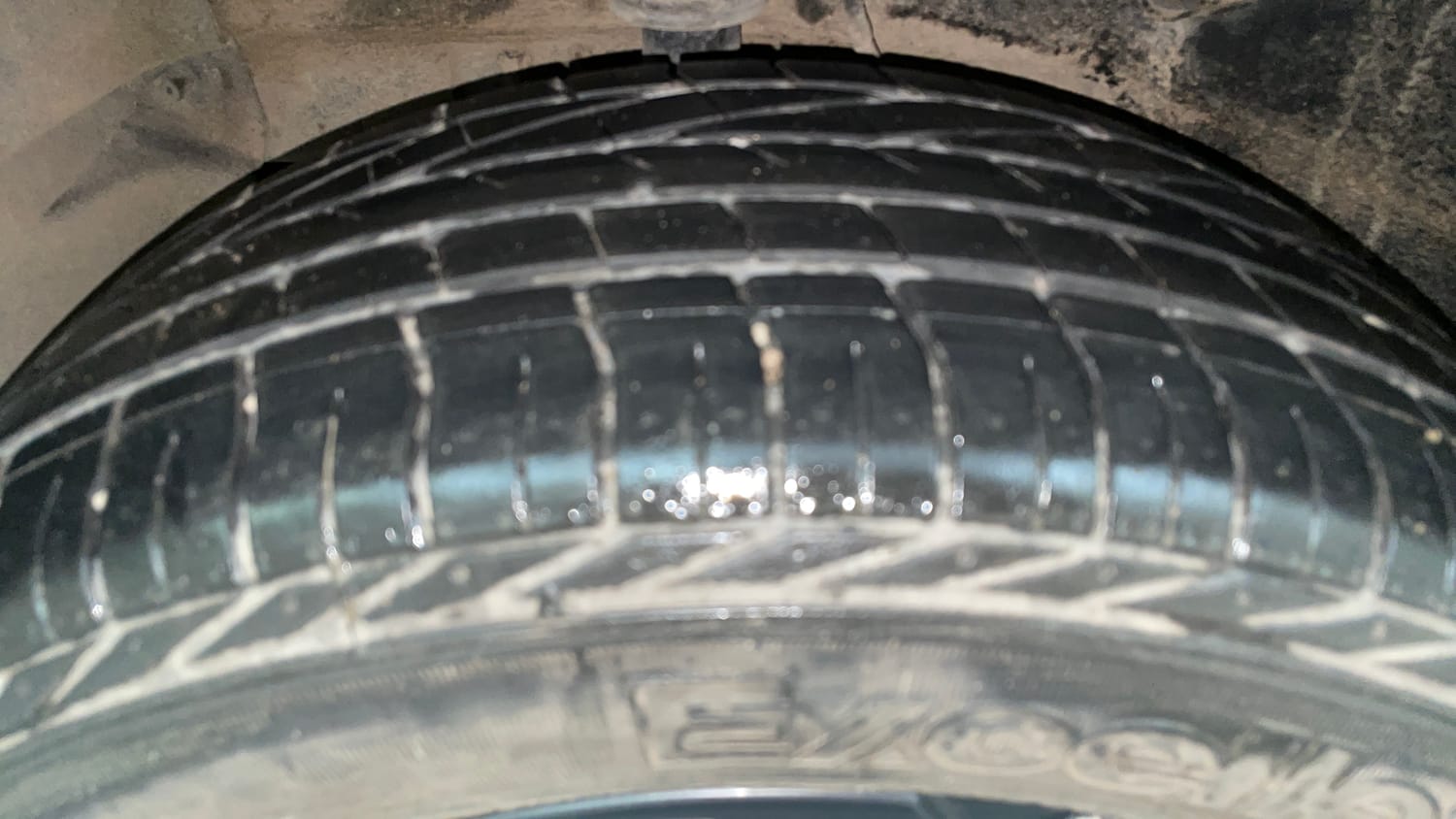Used 2022 Tata Nexon XZ Plus (O) Dark Edition Petrol Manual tyres RIGHT REAR TYRE TREAD VIEW