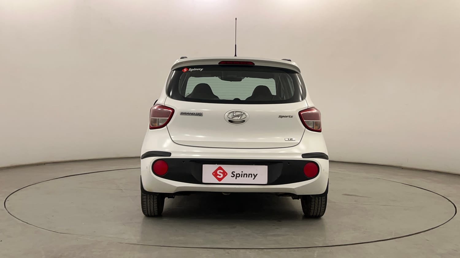 Used 2019 Hyundai Grand i10 Sportz 1.2 Kappa VTVT Petrol Manual exterior BACK VIEW