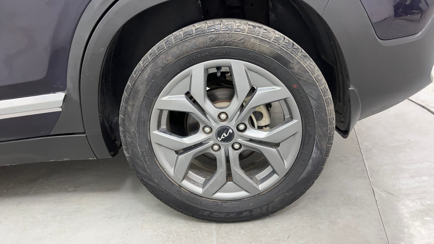 Used 2023 Kia Seltos HTX 1.5 Petrol Manual tyres LEFT REAR TYRE RIM VIEW