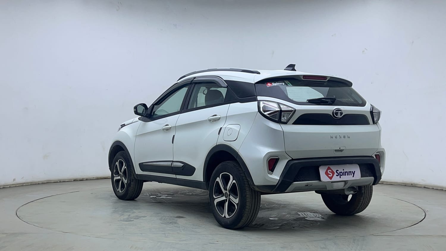 Used 2023 Tata Nexon XZA Plus Petrol Automatic exterior LEFT REAR CORNER VIEW