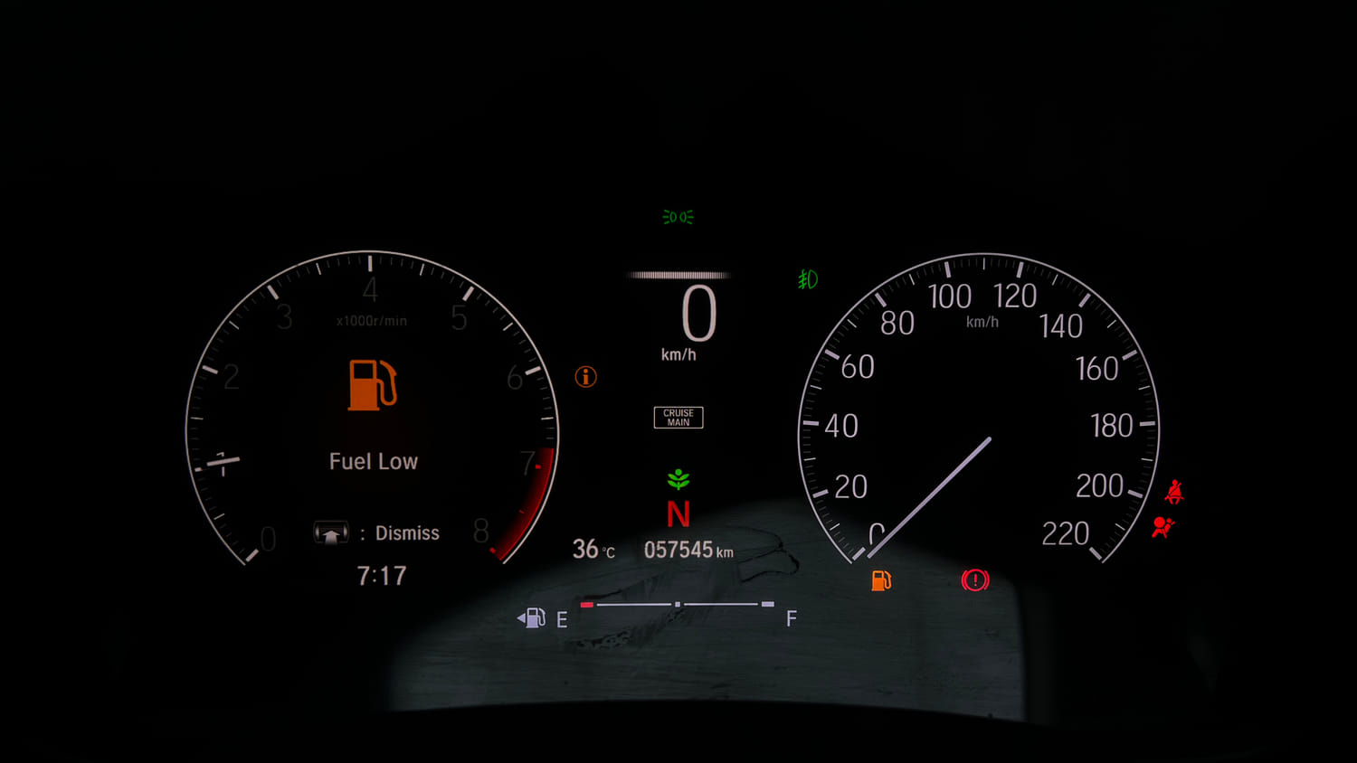 Used 2021 Honda City ZX CVT Petrol Petrol Automatic interior CLUSTERMETER VIEW