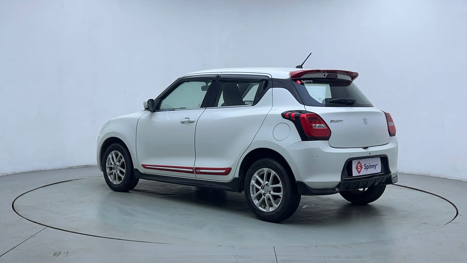 Used 2018 Maruti Suzuki Swift ZXi AMT Petrol Automatic exterior LEFT REAR CORNER VIEW