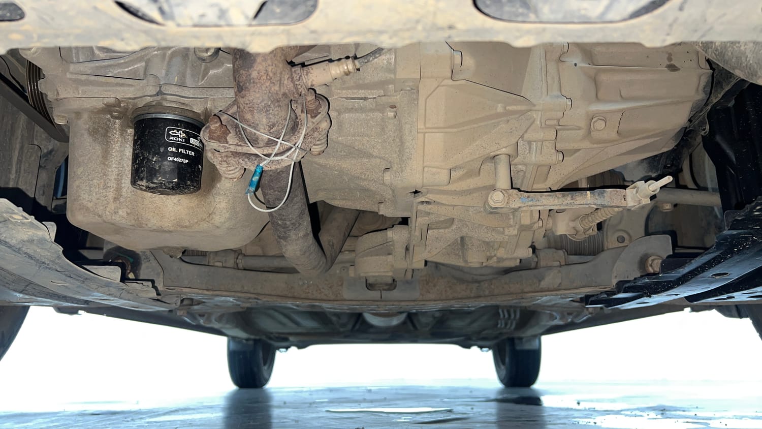 Used 2018 Maruti Suzuki Baleno Delta 1.2 Petrol Manual extra FRONT LEFT UNDERBODY VIEW